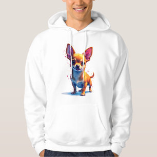 Chihuahua  Abstrakte Malerei  Farbe  Süßer Hund Co Hoodie