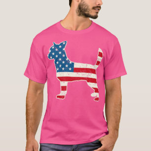Chihuahua American Flag 4th of July for Men Women T-Shirt