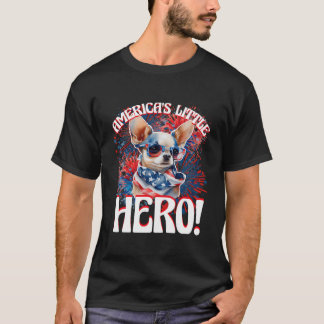 Chihuahua Amerikas kleiner Held, Stolz Chihuahua P T-Shirt