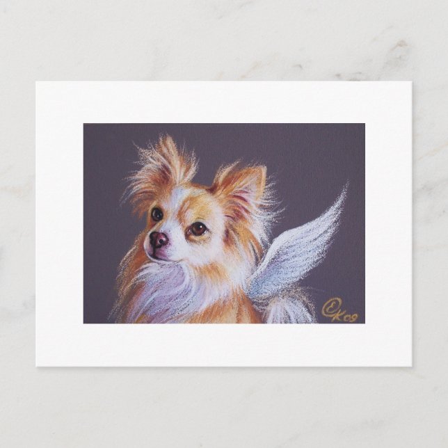Chihuahua Angel Postkarte (Vorderseite)