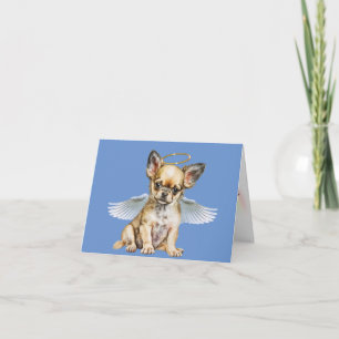 Chihuahua Angel Verlust der Pet Card Karte