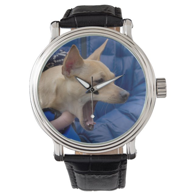 Chihuahua Armbanduhr (Vorderseite)