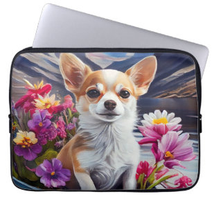 Chihuahua auf dem Paddle: Ein Landschaftliches Abe Laptopschutzhülle