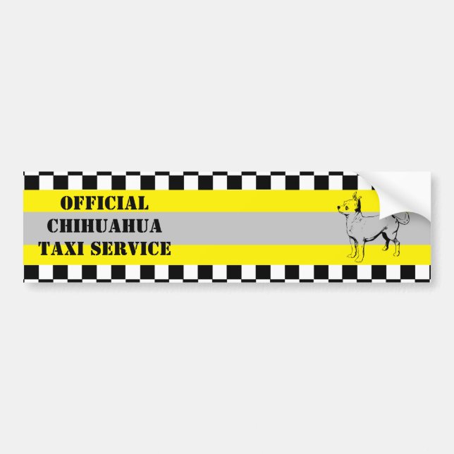 Chihuahua Autoaufkleber (Vorne)