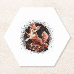 Chihuahua Ballerina Ballerina Tanz Untersetzer