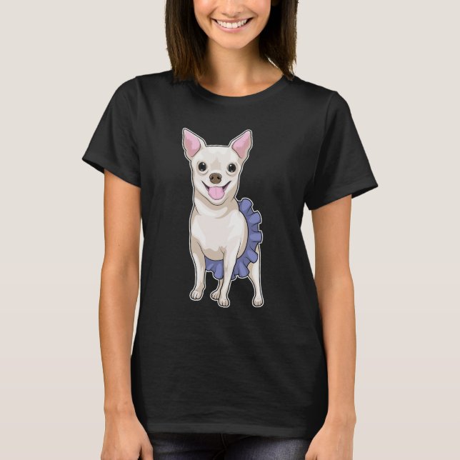 Chihuahua Ballerina Ballet T-Shirt (Vorderseite)