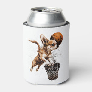 Chihuahua Basketball Player Sport Dunk Dosenkühler
