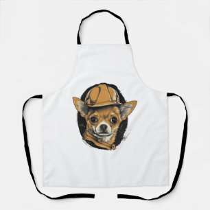 Chihuahua Bauarbeiter Bauwesen Schürze