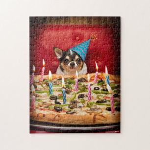 Chihuahua Birthday Pizza Pizza