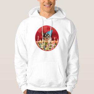 Chihuahua Birthday Pizza Pizza Hoodie