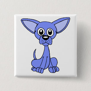 Chihuahua-Blau Button