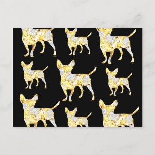 CHIHUAHUA BLING! POSTKARTE
