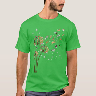 Chihuahua-Blumen-Fliege Löwenzahn Chihuahua Lustig T-Shirt