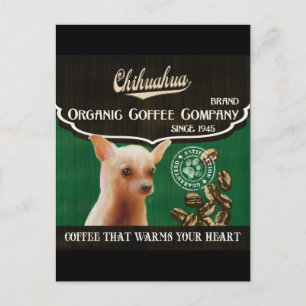 Chihuahua Brand – Unternehmen für Bio-Kaffee Postkarte