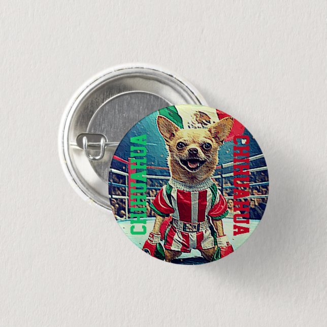 CHIHUAHUA CHAMPION BUTTON (Vorne & Hinten)