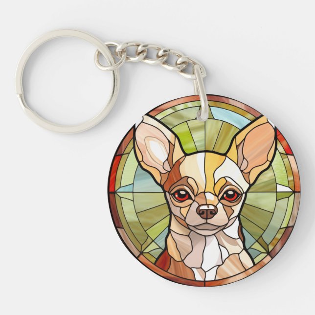 Chihuahua Chig en verre doux (Devant)