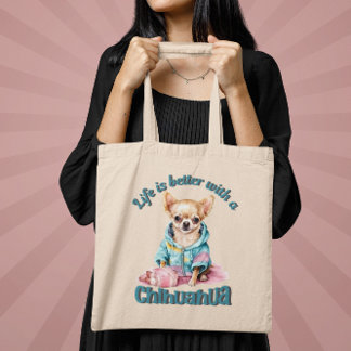 Chihuahua Chig-Lover Sac fourre-tout