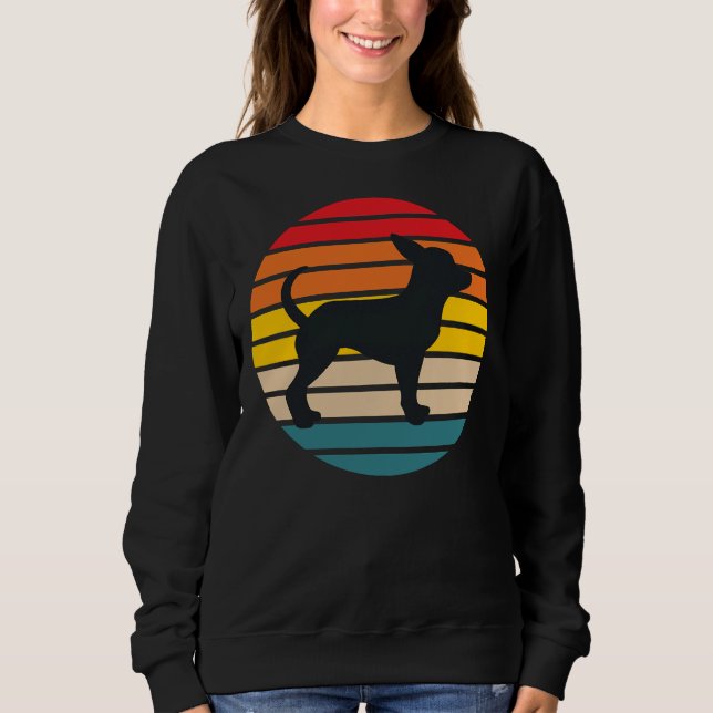 Chihuahua Chihuahua Dog Vier Legende Hundebesitzer Sweatshirt (Vorderseite)