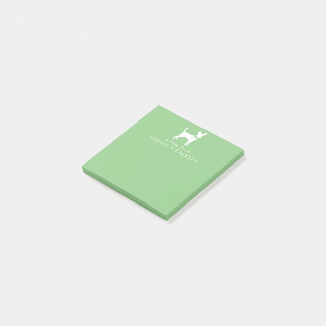 Chihuahua Chip Chiot Notes post-it (Incliné)