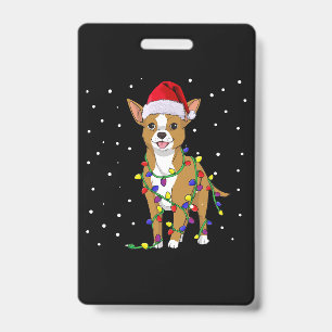 Chihuahua Christmas Dog Ausweis