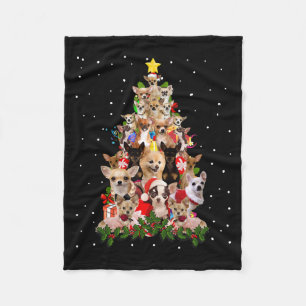 Chihuahua Christmas Fleecedecke