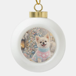 Chihuahua Christmas Ornament