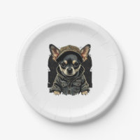 Chihuahua Cool Dog Rap Angesagt-Hop Gangster