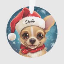 Chihuahua Custom Christmas Orament