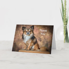 Chihuahua danken Ihnen zu kardieren Dankeskarte