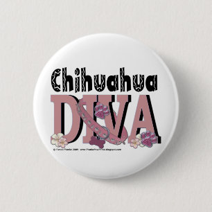 Chihuahua DIVA Button