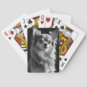 Chihuahua Dog Adorable Niedlich Pet Portrait Poste Spielkarten