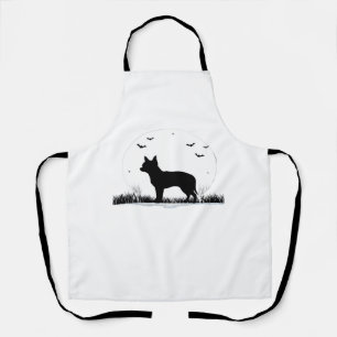 Chihuahua Dog - Halloween Moon Silhouette Classic Schürze