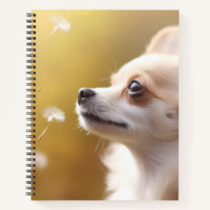 Chihuahua Dog Haustier Ruhe Frieden Notizbuch