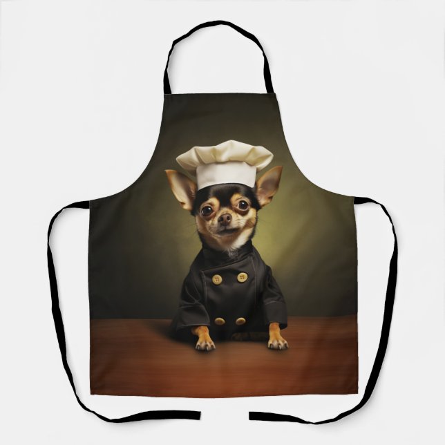 Chihuahua Dog Koch Schürze (Vorderseite)