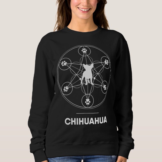 Chihuahua Dog Liebe Sweatshirt (Vorderseite)