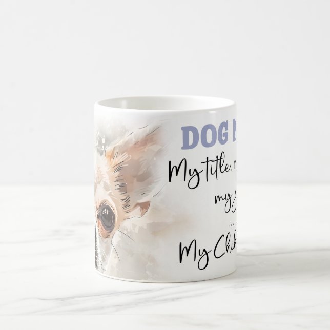 Chihuahua Dog Mama Kaffeetasse (Mittel)