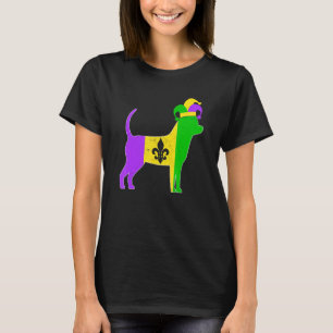 Chihuahua Dog Mardi Gras Carnivals Funny Puppy Jes T-Shirt
