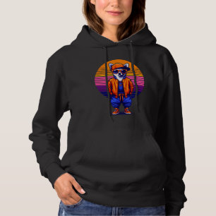 Chihuahua Dog Moderner urbaner Stil Sunset Retro G Hoodie