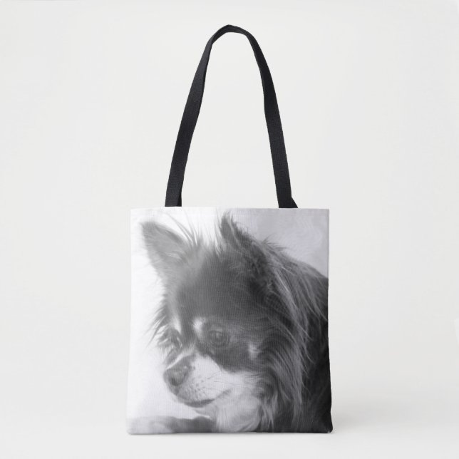 Chihuahua Dog Portrait Tasche (Vorderseite)