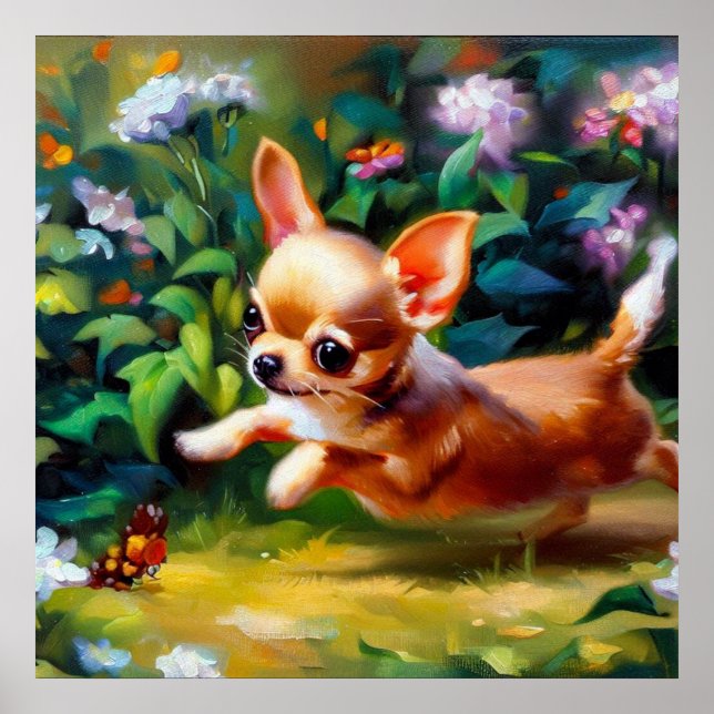 Chihuahua Dog Poster (Vorne)