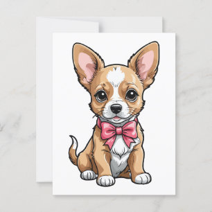 Chihuahua Dog Postkarte