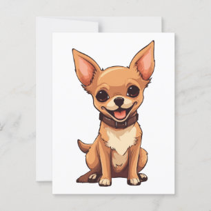 Chihuahua Dog Postkarte