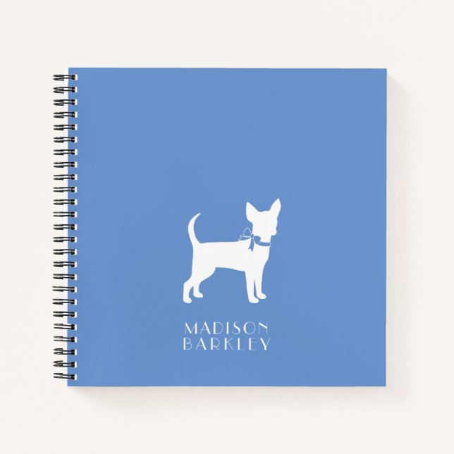 Chihuahua Dog Puppy Notizbuch (Vorderseite)