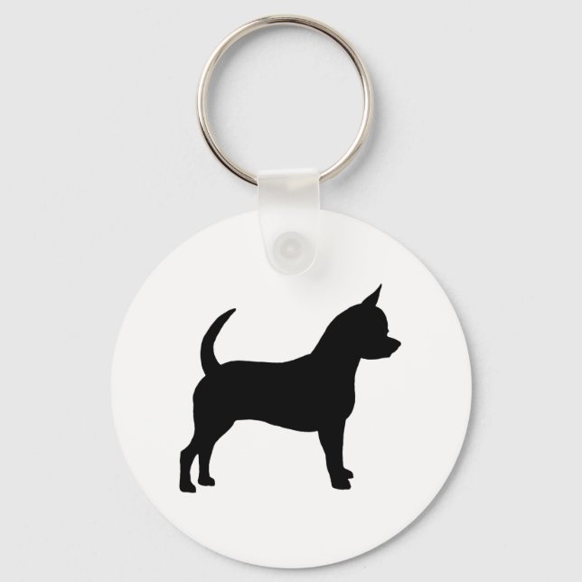 Chihuahua Dog Schlüsselanhänger (Vorderseite)