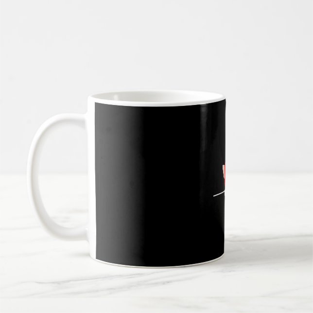 Chihuahua Dog zu Weihnachten Kaffeetasse (Links)