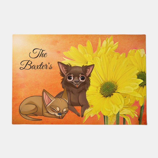 Chihuahua Door Mat Fußmatte (Vorderseite)