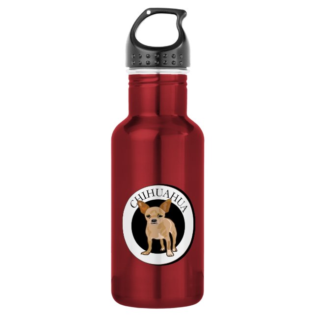 CHIHUAHUA EDELSTAHLFLASCHE (Vorderseite)