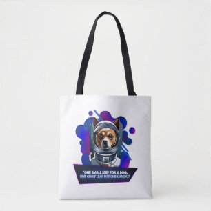 Chihuahua Ein kleiner Schritt für einen Hund3 Tasche