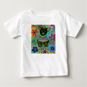 Chihuahua-EL Perrito durch Prisarts Baby T-shirt
