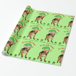 Chihuahua Elf Weihnachten Geschenkpapier